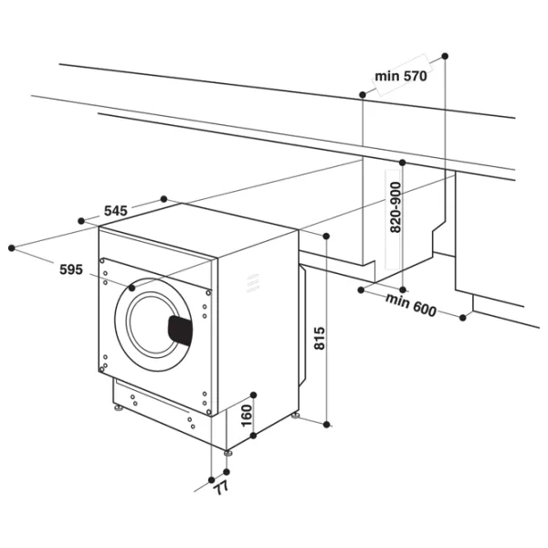 Стиральная машина Hotpoint-Ariston BI WMHG 71284 EU 7 кг / 1200 об/мин / Белый photo 8