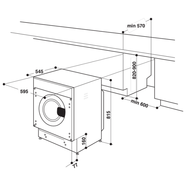 Стиральная машина Hotpoint-Ariston BI WMHG 71284 EU 7 кг / 1200 об/мин / Белый photo 8