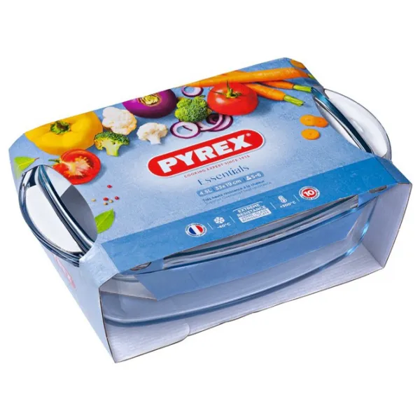 Кастрюля Pyrex 465A000 4.5 л Термостойкое стекло/ Прозрачный photo 2