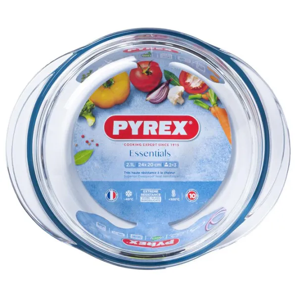 Кастрюля Pyrex 204A000 2.1 л Термостойкое стекло/ Прозрачный photo 2
