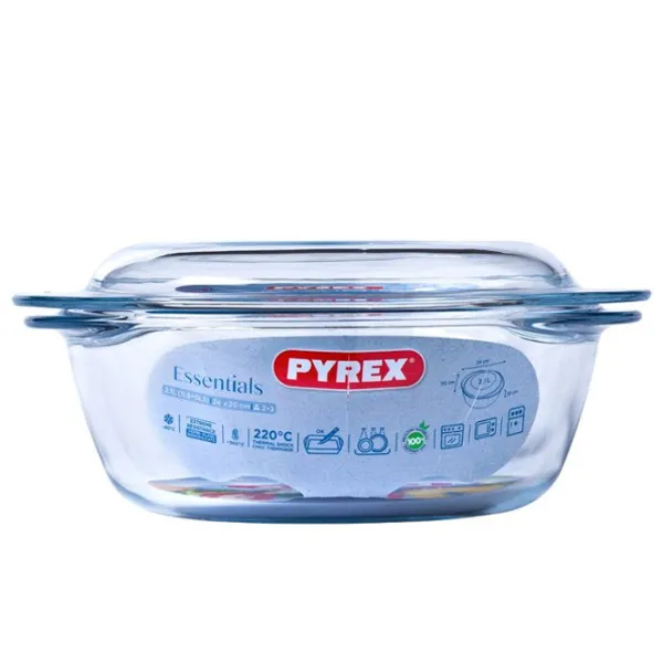 Кастрюля Pyrex 204A000 2.1 л Термостойкое стекло/ Прозрачный photo 3