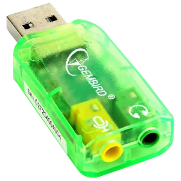 Adapter Gembird SC-USB-01 USB/ Green photo 2