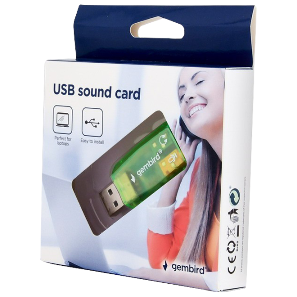 Adapter Gembird SC-USB-01 USB/ Green photo 3