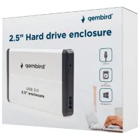 Carcasă externă pentru HDD Gembird EE2 -U3S-2-S USB 3.0/ Silver photo 5