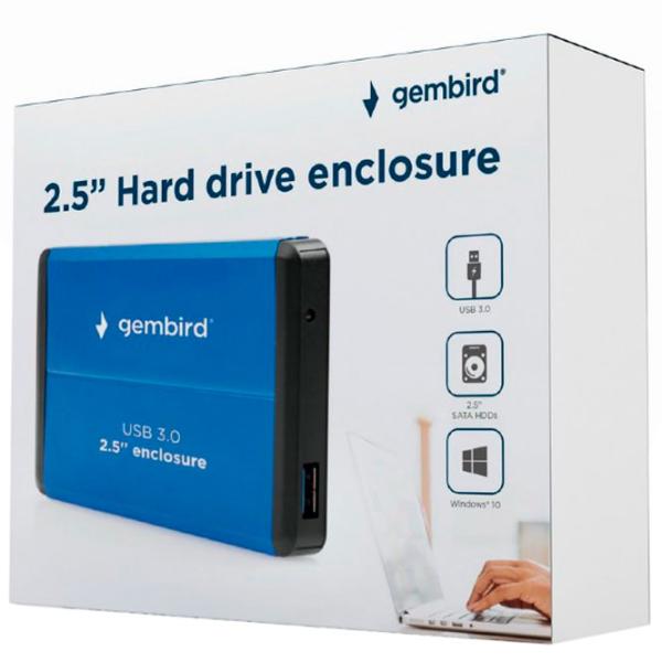 Внешний корпус для HDD Gembird EE2-U3S-2-B USB 3.0/ Синий photo 6