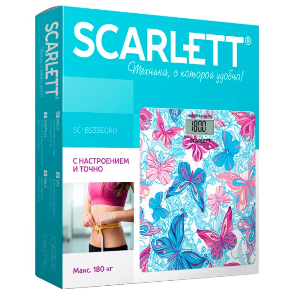 Cântar de podea Scarlett SC-BS33E080 Multicolor photo 3