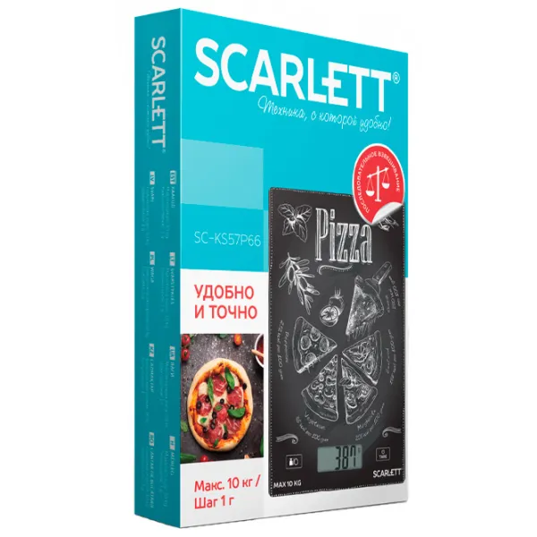 Кухонные весы Scarlett SC-KS57P66 Черный photo 3