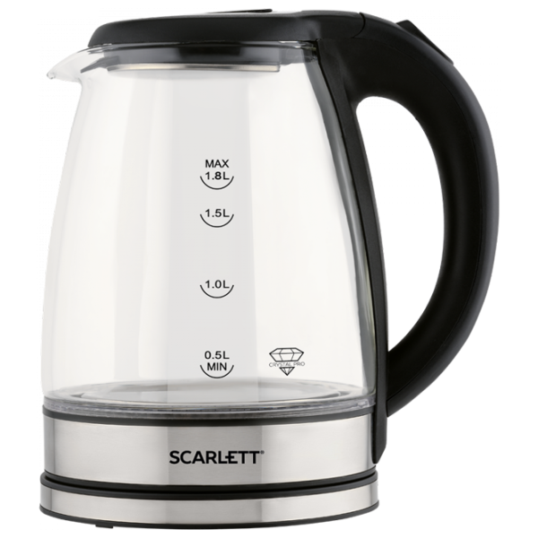 Ceainic electric Scarlett SC-EK27G88 1.7l / Ascuns / Black photo 3