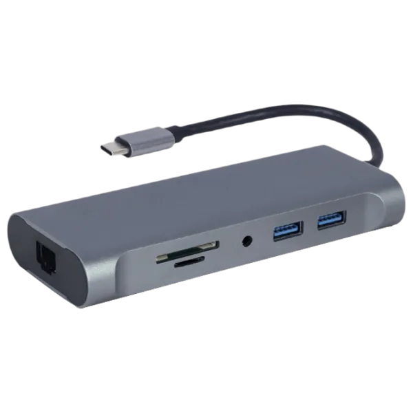 Адаптер Cablexpert A-CM-COMBO7-01 USB Type-C/ Серый photo 2