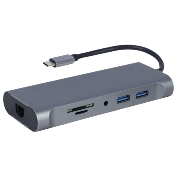 Адаптер Cablexpert A-CM-COMBO7-01 USB Type-C/ Серый photo 2