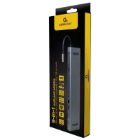Адаптер Cablexpert A-CM-COMBO9-01 USB Type-C/ Серый photo 4