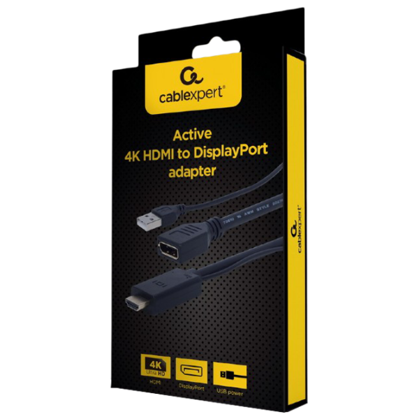 Адаптер Cablexpert A-HDMIM-DPF-01 Черный photo 3