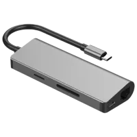 Адаптер Cablexpert A-CM-COMBO5-01 USB Type-C/ Серый photo 2