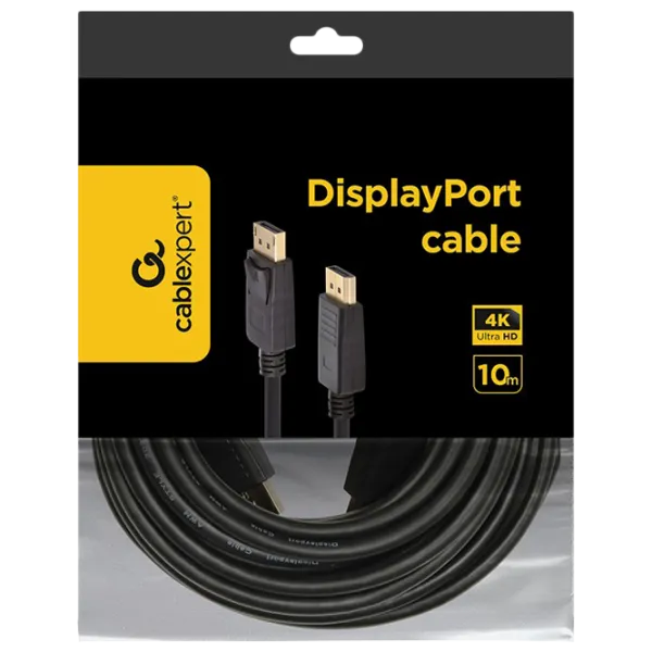 Кабель видео Cablexpert DisplayPort + DisplayPort 10 м/ Черный photo 3