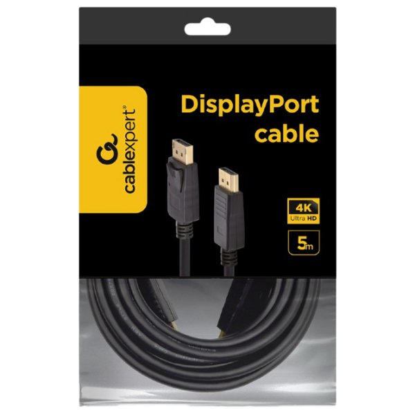 Cablu video Cablexpert DisplayPort + DisplayPort 5 m/ Black photo 3