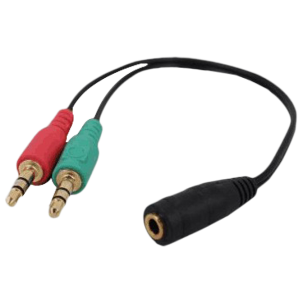 Cablu audio Cablexpert 3.5 mm + 3.5 mm 0.2 m/ Black photo 2