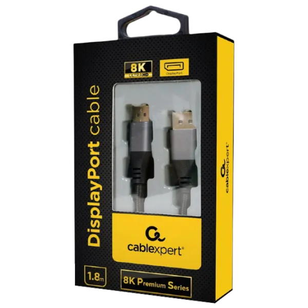 Cablu video Cablexpert DisplayPort + DisplayPort 1.8 m/ Black photo 3