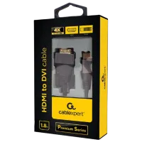 Кабель видео Cablexpert HDMI + DVI 1.8 м/ Черный photo 3