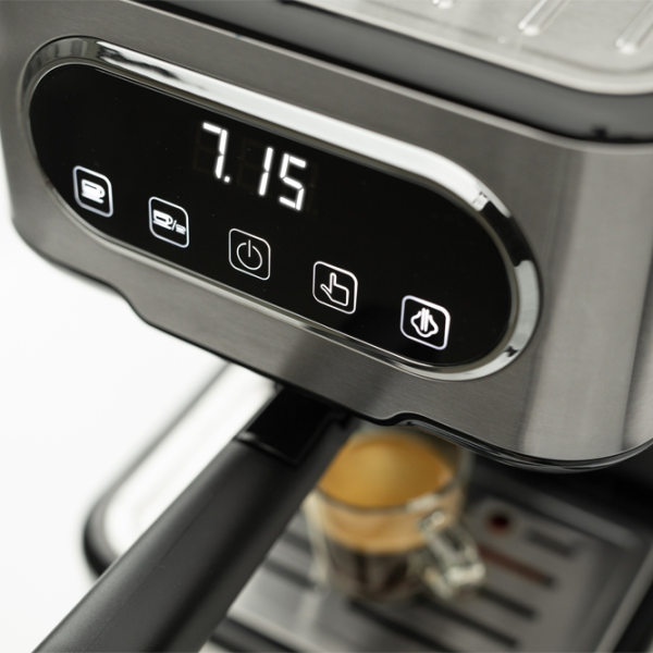 Espressor Gorenje ESCM15DBK Рожковая / 1.5 л / Нержавеющая сталь photo 3