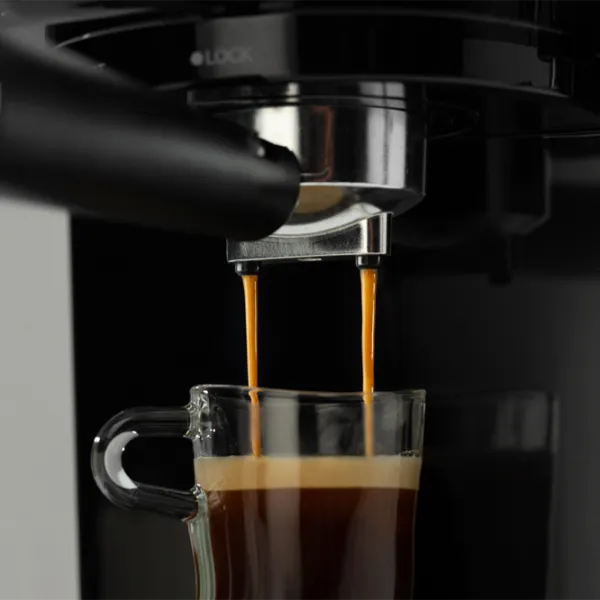 Espressor Gorenje ESCM15DBK Рожковая / 1.5 л / Нержавеющая сталь photo 4