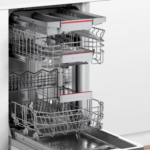 Посудомоечная машина Bosch SPH4HMX31E Узкая/ Белый photo 6 Посудомоечная машина Bosch SPH4HMX31E Узкая/ Белый photo 6