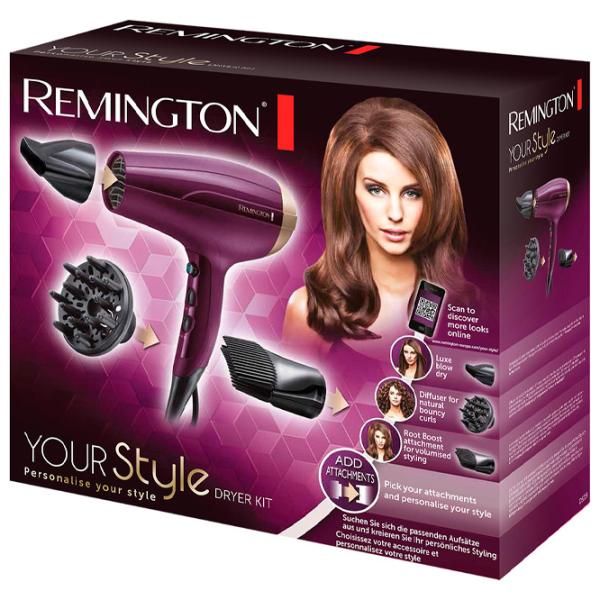 Uscător de păr Remington D5219 2300 W / Purple photo 3