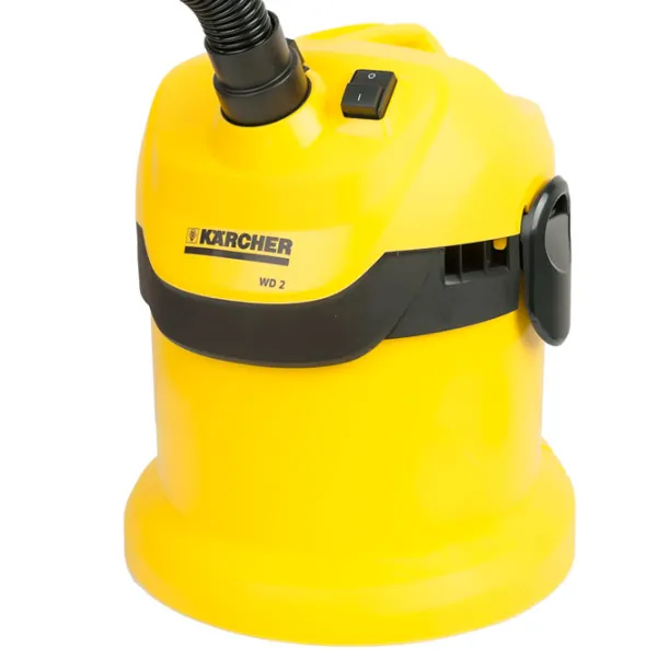 Aspirator industrial KARCHER WD 2 1.629-783.0 + Gofrafilter Gofrafilter Yellow 1000 W/ Yellow photo 2