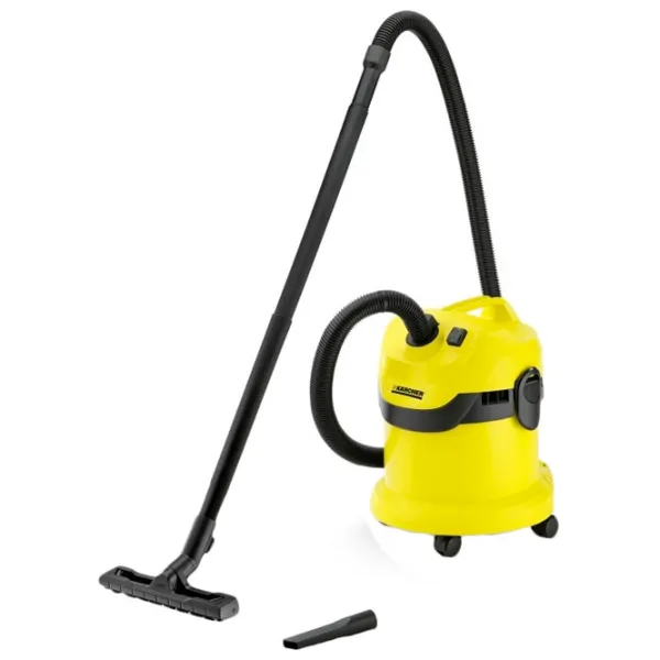 Aspirator industrial KARCHER WD 2 1.629-783.0 + Gofrafilter Gofrafilter Yellow 1000 W/ Yellow photo 4