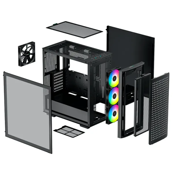 Корпус Deepcool CK560 Mid Tower / Черный photo 10