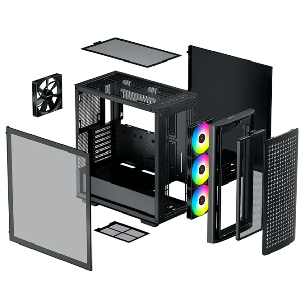 Корпус Deepcool CK560 Mid Tower / Черный photo 10