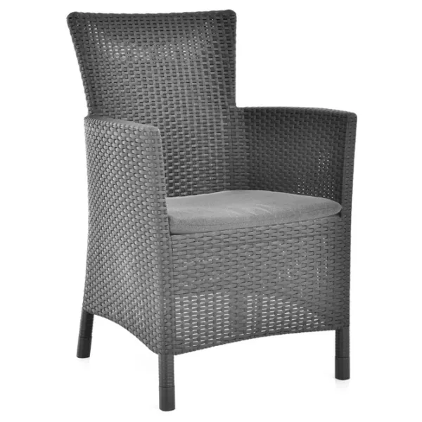 Set mobilă terasă Hecht Melody Set 4 Plastic/ Gray photo 2 Set mobilă terasă Hecht Melody Set 4 Plastic/ Gray photo 2