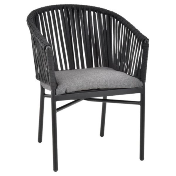 Set mobilă terasă Hecht Bergamo Set Aluminiu/ Lemn/ Textil/ Black photo 3 Set mobilă terasă Hecht Bergamo Set Aluminiu/ Lemn/ Textil/ Black photo 3