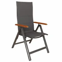 Set mobilă terasă Hecht Montana Aluminiu/ Lemn/ Textil/ Brown photo 3