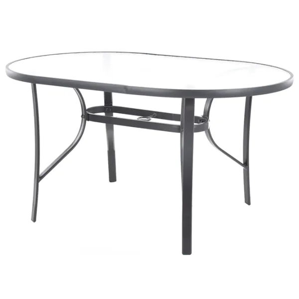Set mobilă terasă Hecht Ekonomy Set 6 Aluminiu/ Sticlă/ Textil/ Gray photo 5