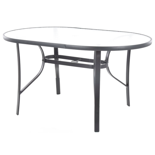 Set mobilă terasă Hecht Ekonomy Set 6 Aluminiu/ Sticlă/ Textil/ Gray photo 5