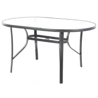 Set mobilă terasă Hecht Ekonomy Set 4 Aluminiu/ Sticlă/ Textil/ Gray photo 2