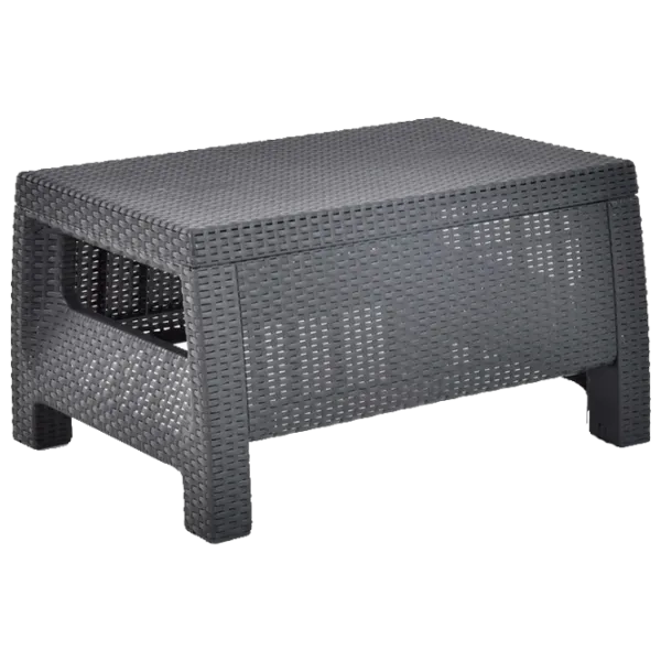 Set mobilă terasă Hecht Sierra Ratan artificial/ Gray photo 4