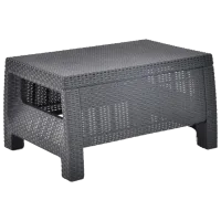 Set mobilă terasă Hecht Sierra Ratan artificial/ Gray photo 4
