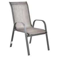 Set mobilă terasă Hecht Sofia Set 4 Aluminiu/ Sticlă/ Textil/ Gray photo 2