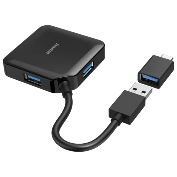 Adaptor Hub Hama 200116 Black photo 2