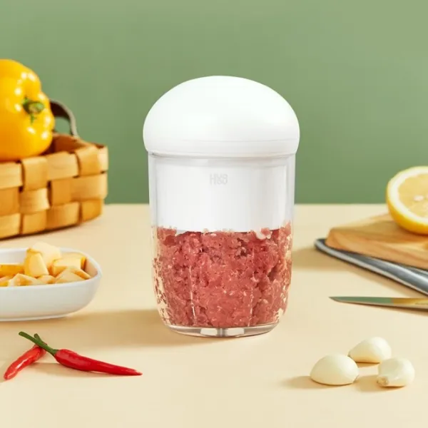 Aparat de mărunţit Huohou Wireless Electric Mixer 0.29 l/ 65 W/ White photo 5