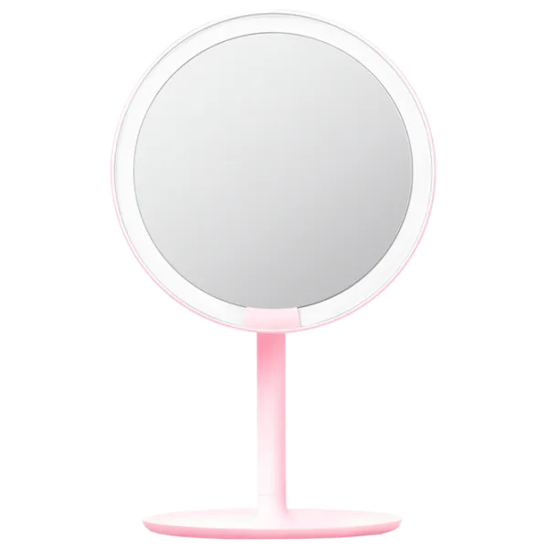 Зеркало для макияжа Xiaomi Mijia Amiro HD Односторонняя / Розовый photo 2 Зеркало для макияжа Xiaomi Mijia Amiro HD Односторонняя / Розовый photo 2