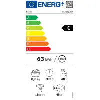 Стиральная машина Bosch WAN280L3SN 8 кг / 1400 об/мин / Белый photo 6