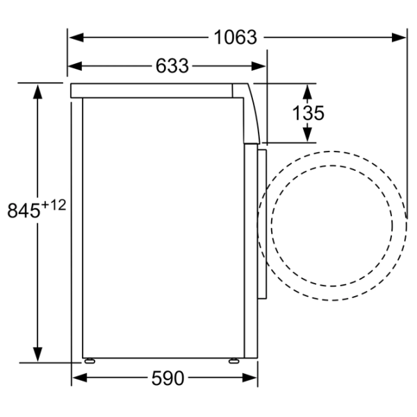 Стиральная машина Bosch WAU28SL8SN 8 кг / 1400 об/мин / Белый photo 6 Стиральная машина Bosch WAU28SL8SN 8 кг / 1400 об/мин / Белый photo 6