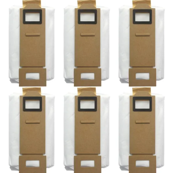 Sac Roborock S7 Dust Bags 6 pcs Țesătură/ White photo 5