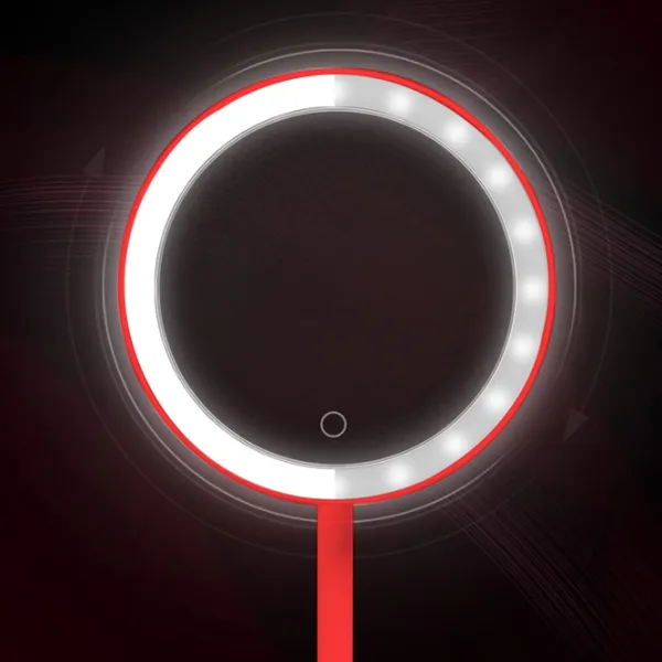 Oglindă de machiaj Xiaomi Youpin Doco Unilateral / Red photo 3