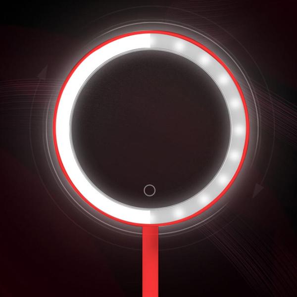 Oglindă de machiaj Xiaomi Youpin Doco Unilateral / Red photo 3