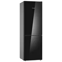 Frigider Bosch KGV36VBEAS cu congelator jos 308 l / 186 cm / Black photo 2