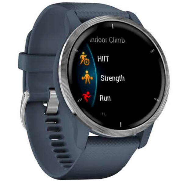 Ceas inteligent Garmin Venu 2 1.3"/ 45 mm/ Blue - Blue/ 010-02430-10 photo 3