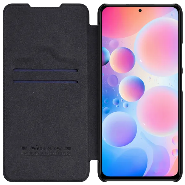 Husă pentru smartphone Xiaomi Redmi Note 11 Pro Nillkin/ Flip Cover/ Piele/ Black photo 2